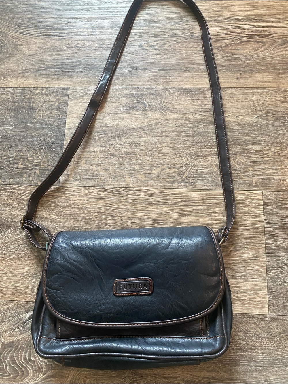 Brown Leather Crossbody Bag - Women